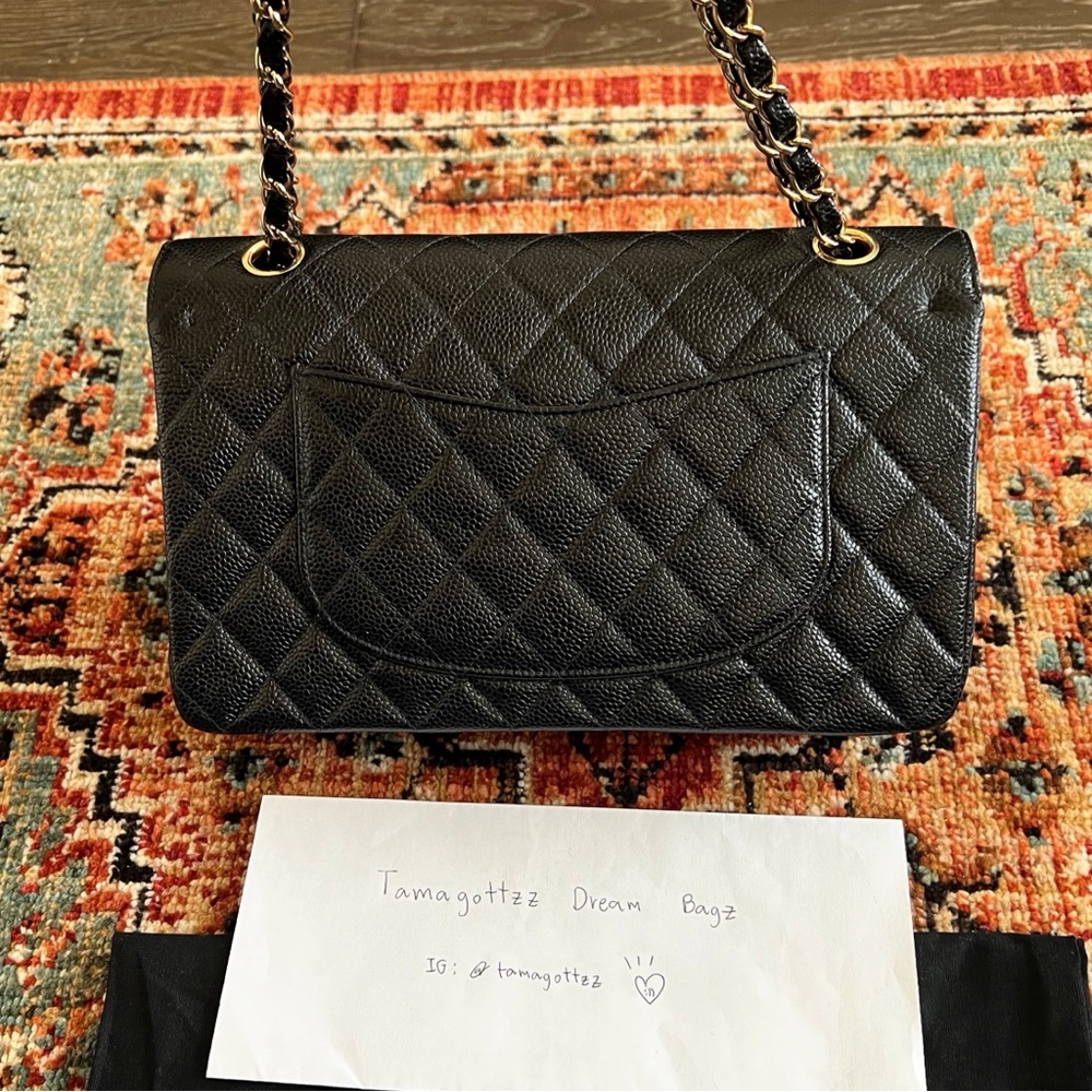 ❌SOLD❌Chanel Classic Vintage Medium Caviar Double Flap Bag - Picture 4 of 11
